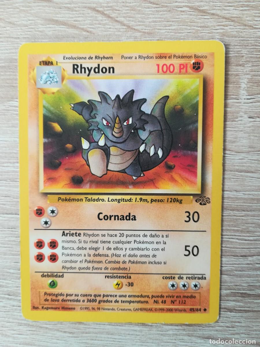 rhydon n 45/64 -carta pokmon - jungle ( tcg ) - Buy Antique trading cards on todocoleccion rhydon n 45/64 -carta pokmon - jungle ( tcg ) - Buy Antique trading cards on todocoleccion