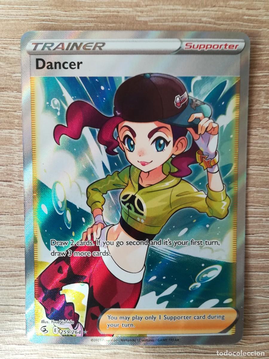Figurine Collezionabili: DANCER N&ordm; 259/264 HOLO - CARTA POK&Eacute;MON - ESPADA Y ESCUDO (TCG) GOLPE FUSI&Oacute;N - ENTRENADOR -2021.