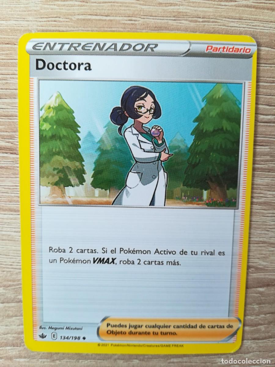 Figurine Collezionabili: DOCTORA N&ordm; 134/198 - CARTA POK&Eacute;MON -ESPADA Y ESCUDO (TCG) R. ESCALOFRIANTE - ENTRENADOR PART. -2021.