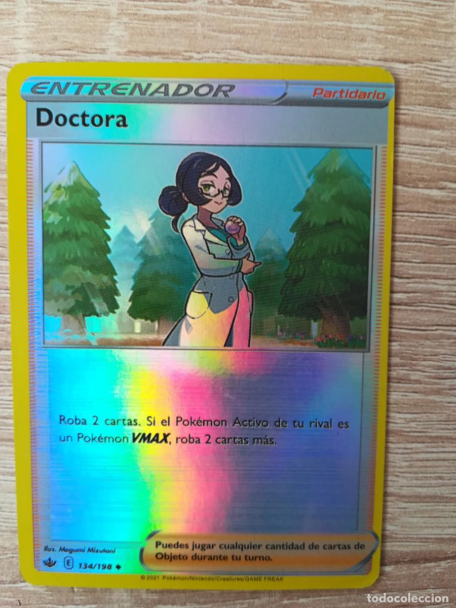 Figurine Collezionabili: DOCTORA N&ordm; 134/198 HOLO -CARTA POK&Eacute;MON- ESPADA Y ESCUDO (TCG) R. ESCALOFRIANTE- ENTRENADOR P. -2021.