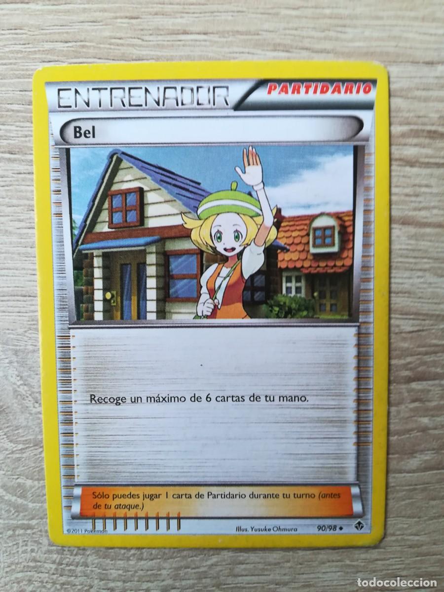 Cartas Colecion&aacute;veis: BEL N&ordm; 90/98 - CARTA POK&Eacute;MON - NEGRO Y BLANCO (TCG) FUERZAS E.-ENTRENADOR PARTIDARIO - A&Ntilde;O 2011.