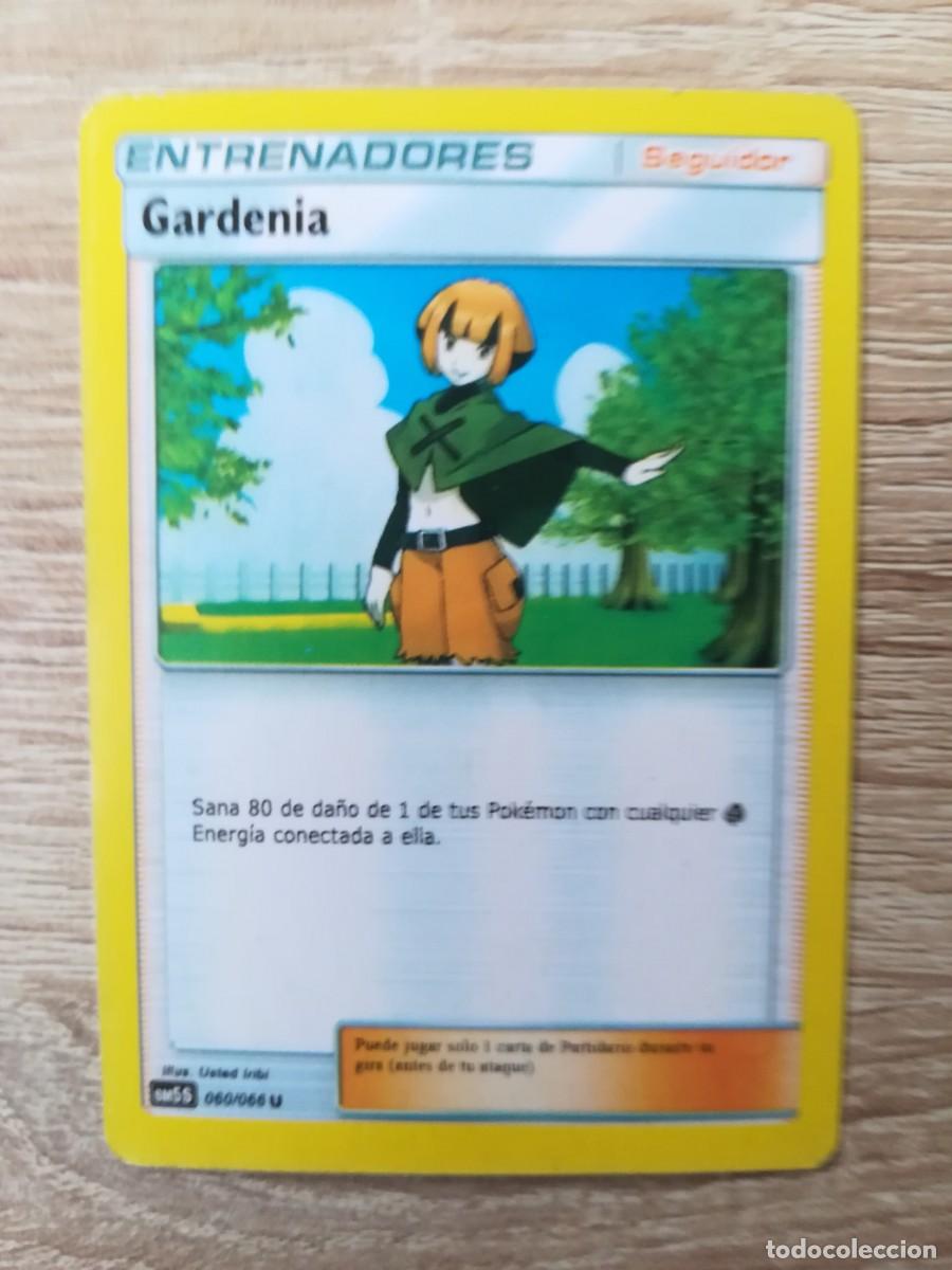 Cartas Colecion&aacute;veis: GARDENIA N&ordm; 60/66 U - CARTA POK&Eacute;MON - SOL Y LUNA (TCG) ULTRAPRISMA - ENTRENADOR - A&Ntilde;O 2018.