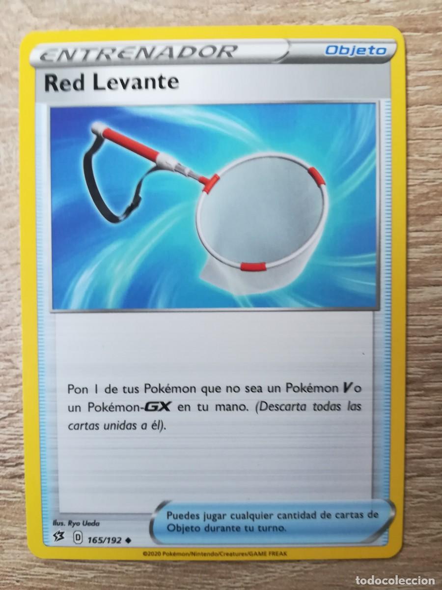 Trading Cards: RED LEVANTE N&ordm; 165/192 -CARTA POK&Eacute;MON-ESPADA Y ESCUDO (TCG)CHOQUE REB.-ENTRENADOR-A&Ntilde;O 2020.