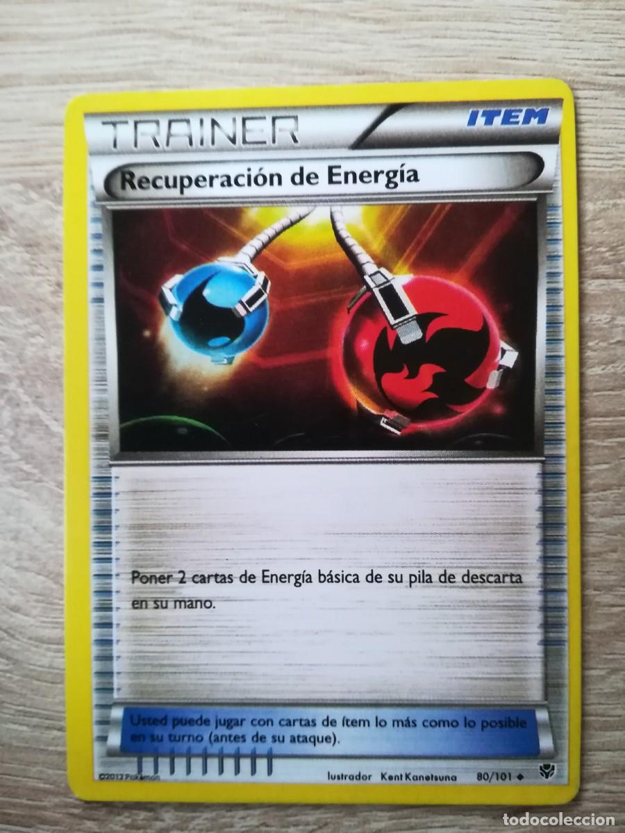 Trading Cards: RECUPERACI&Oacute;N DE ENERG&Iacute;A N&ordm; 80/101 -CARTA POK&Eacute;MON- NEGRO Y BLANCO (TCG) EXPLOSI&Oacute;N P.-ENTRENADOR-2013.