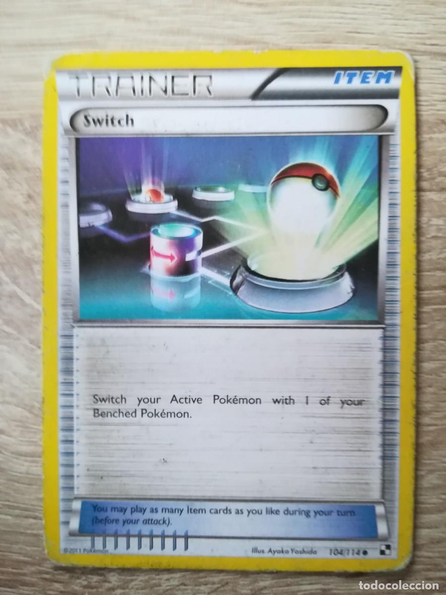 Trading Cards: SWITCH N&ordm; 104/114 - CARTA POK&Eacute;MON - NEGRO Y BLANCO (TCG)- ENTRENADOR OBJETO - A&Ntilde;O 2011.