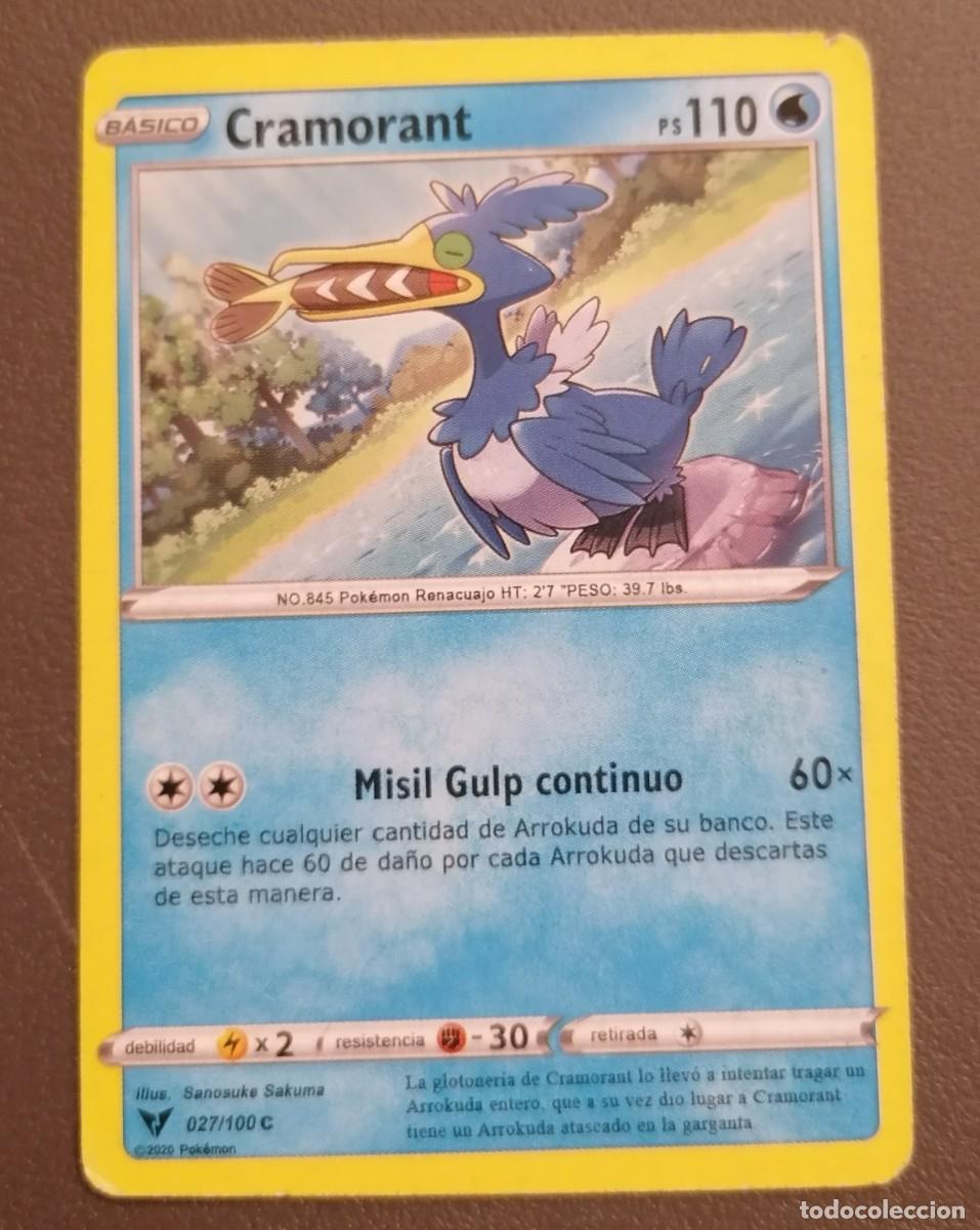 carta pokemon cramorant 27/100 - espaol - cole - Buy Antique trading cards  on todocoleccion