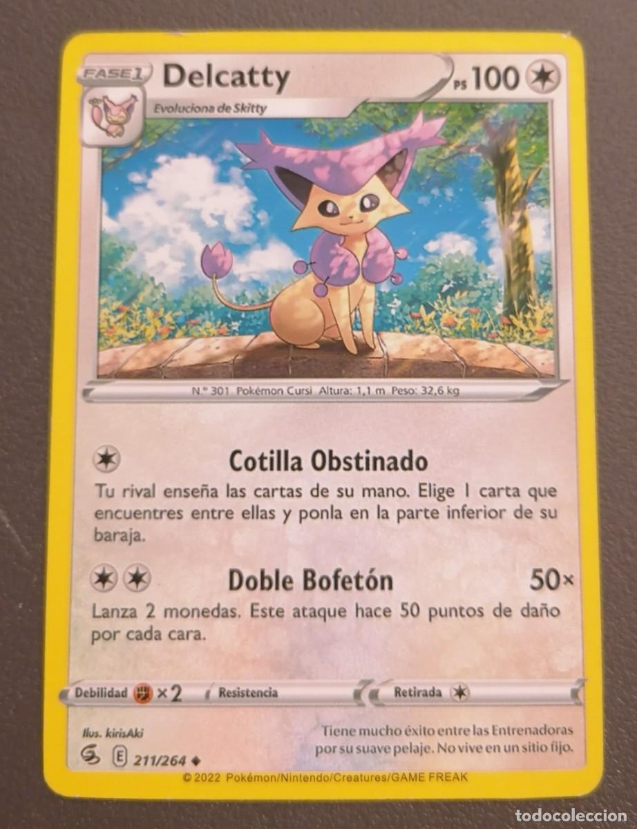 Trading Cards: CARTA POKEMON DELCATTY 211/264- ESPA&Ntilde;OL - COLECCION GOLPE FUSION - TRADING CARDS