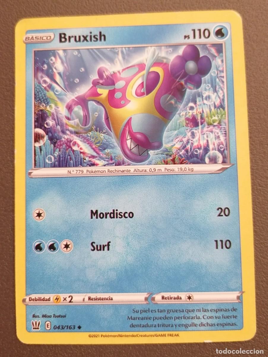 Trading Cards: CARTA POKEMON BRUXISH 43/163 - ESPA&Ntilde;OL - COLECCION ESTILOS DE COMBATE - TRADING CARDS
