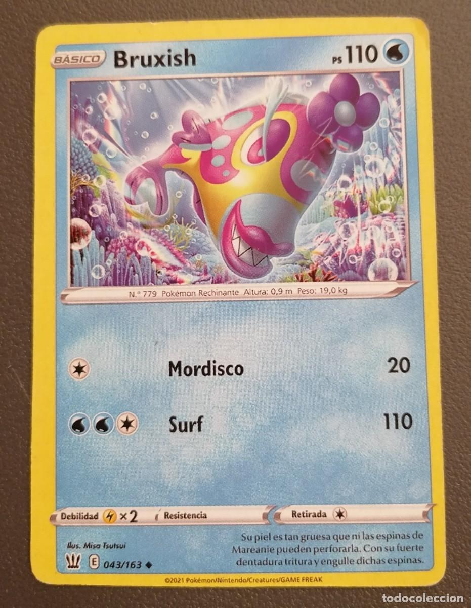 Trading Cards: CARTA POKEMON BRUXISH 43/163 - ESPA&Ntilde;OL - COLECCION ESTILOS DE COMBATE - TRADING CARDS