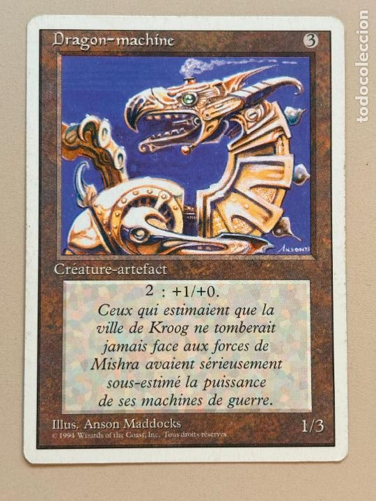 Trading cards: MAGIC THE GATHERING - DRAGON-MACHINE ( FOURTH EDITION ) - Foto 1