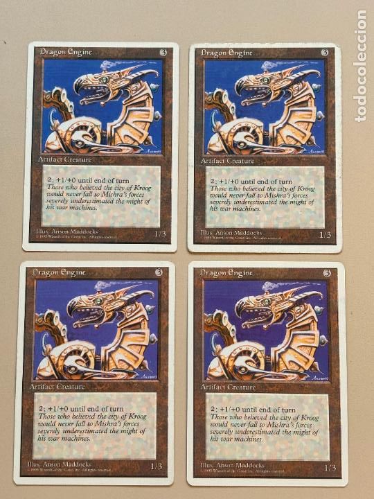 Trading cards: MAGIC THE GATHERING - DRAGON ENGINE x 4 ( FOURTH EDITION ) - Foto 1