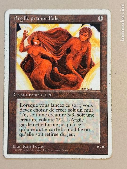 Trading cards: MAGIC THE GATHERING - ARGILE PRIMORDIALE ( FOURTH EDITION ) - Foto 1