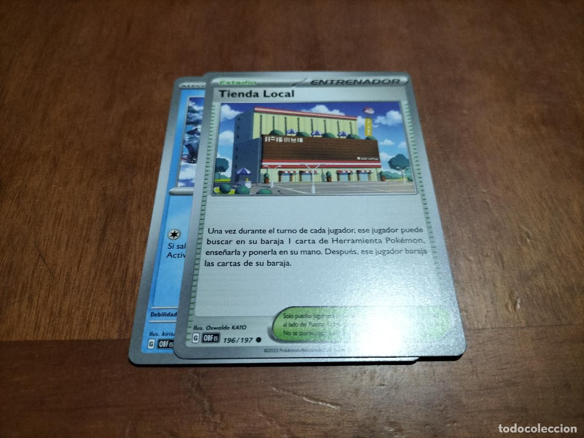 Trading Cards: 196/197 TIENDA LOCAL. POKEMON. LLAMAS OBSIDIANAS. ORIGINAL CARTA. CROMO. COMO NUEVA