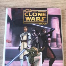 Trading Cards: 621- ALBUM ARCHIVADOR COMPLETO STAR WARS THE CLONE WARS STAKS PANINI 2008 CROMOS LUCASFILM IMANES