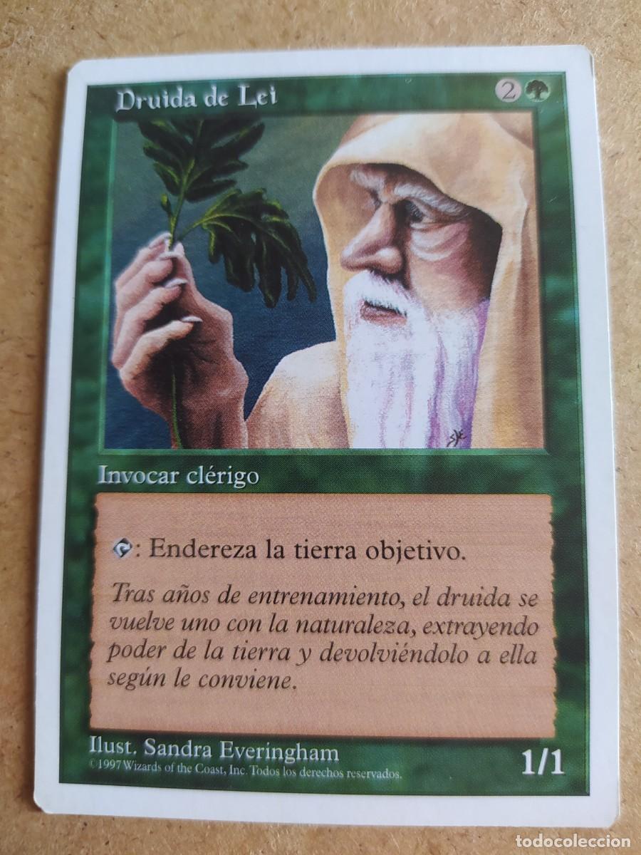 Trading cards: Magic the gathering - druida de lei - Foto 1
