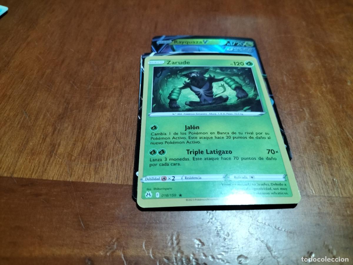 Trading Cards: 016/195 ZANUDE POKEMON. ESCARLATA Y P&Uacute;RPURA. CARTA. CROMO. COMO NUEVA