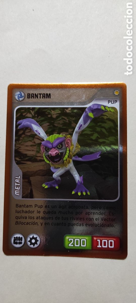 Trading cards: Invizimals. Bantam metal - Foto 1