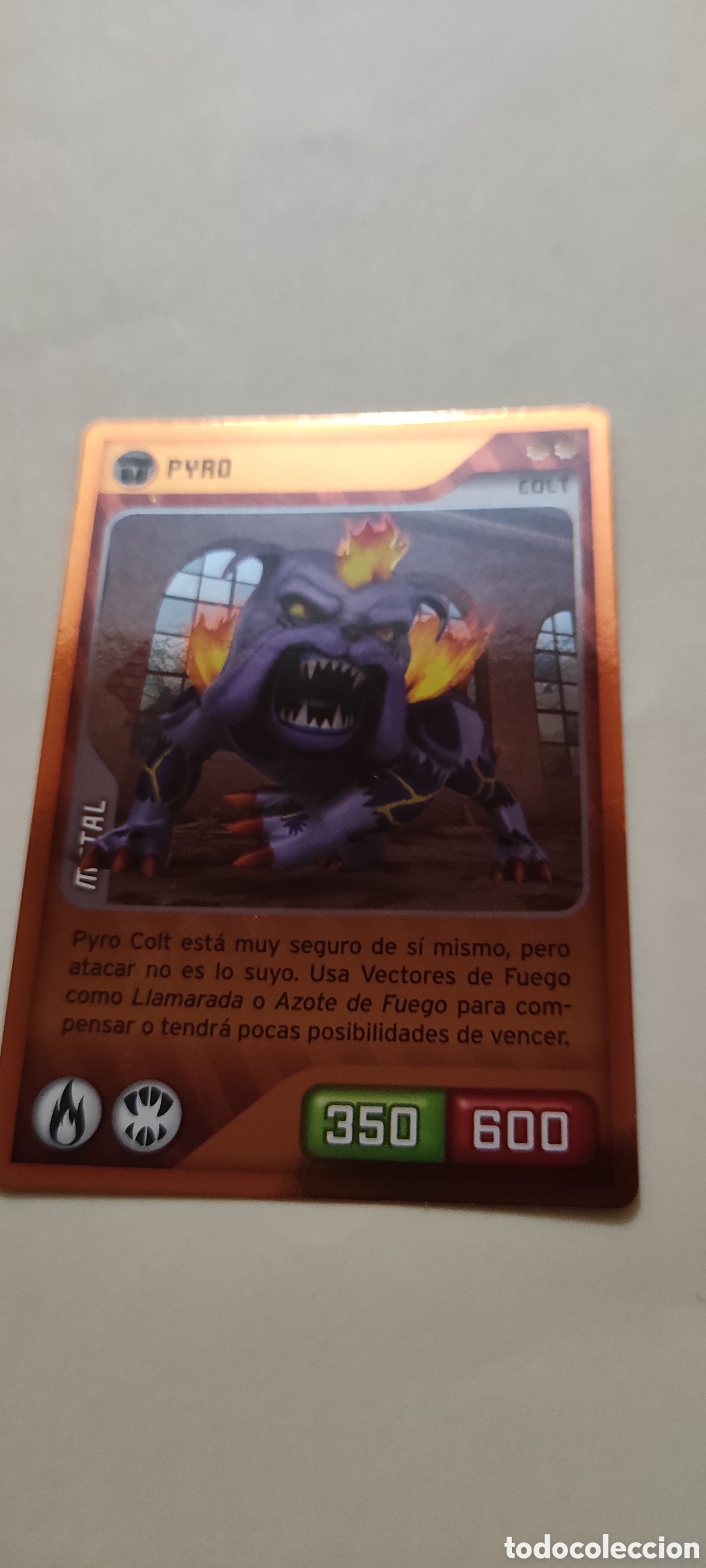 Trading cards: Invizimals. Pyro metal - Foto 1