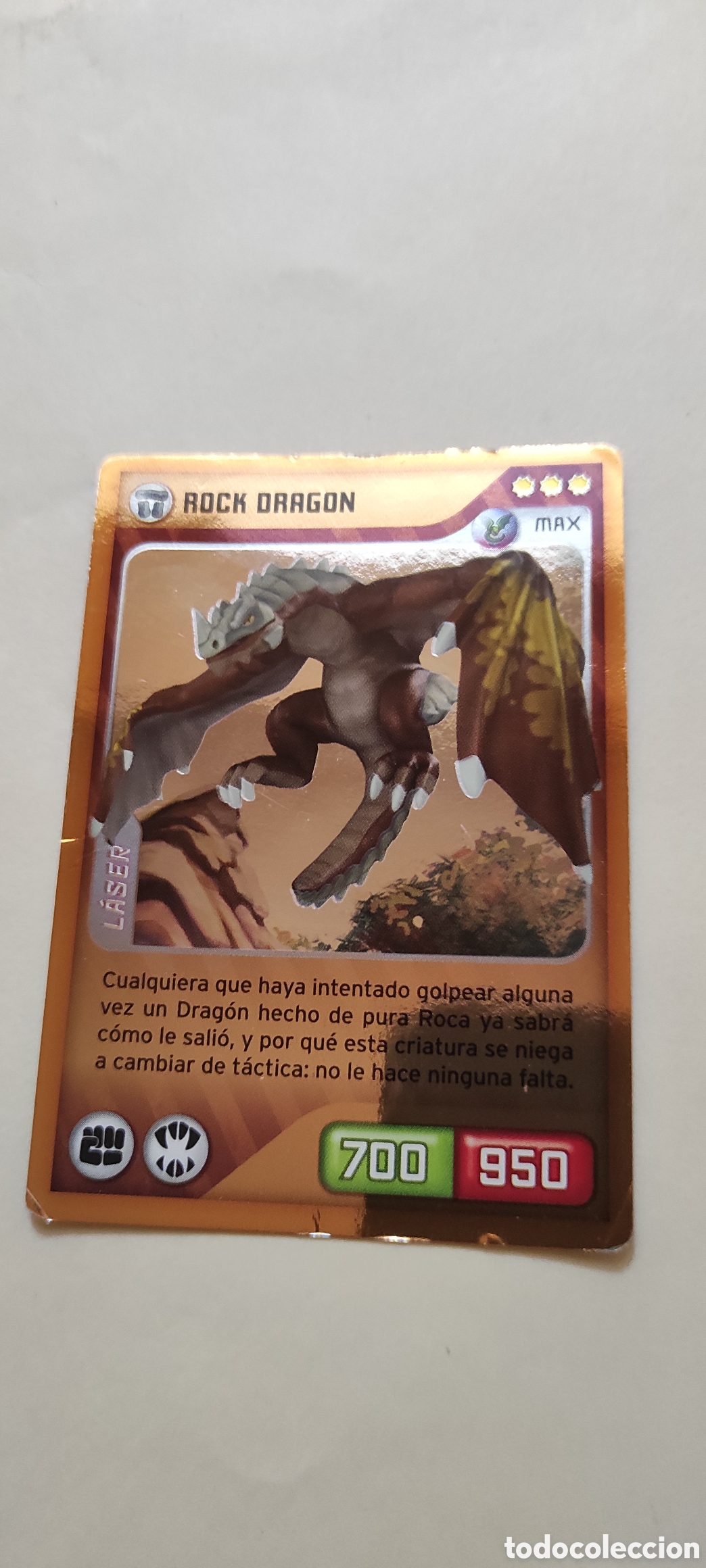 Trading cards: Invizimals. Rock drag&oacute;n l&aacute;ser - Foto 1