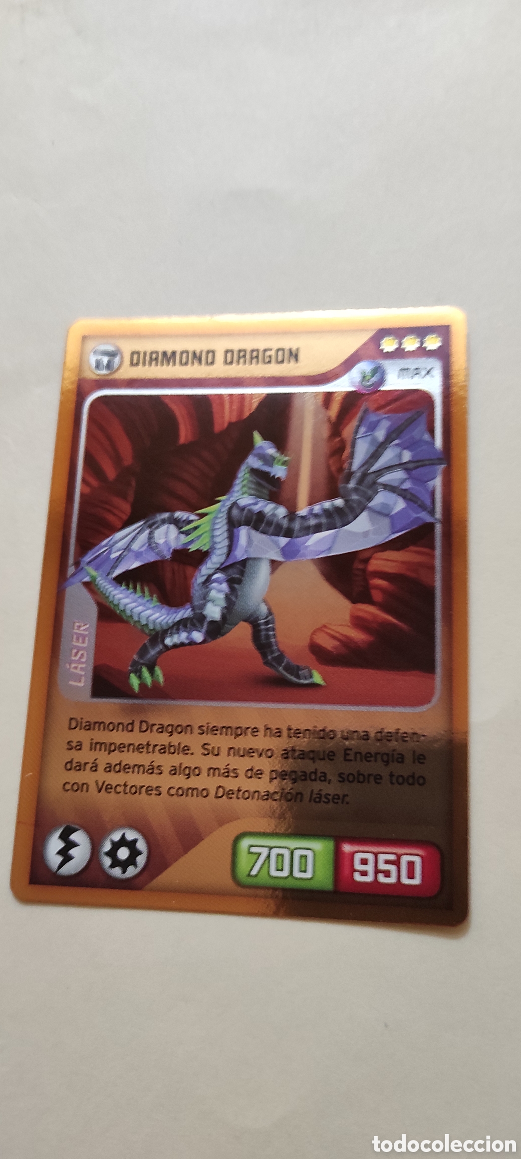 Trading cards: Invizimals. Diamond drag&oacute;n laser - Foto 1