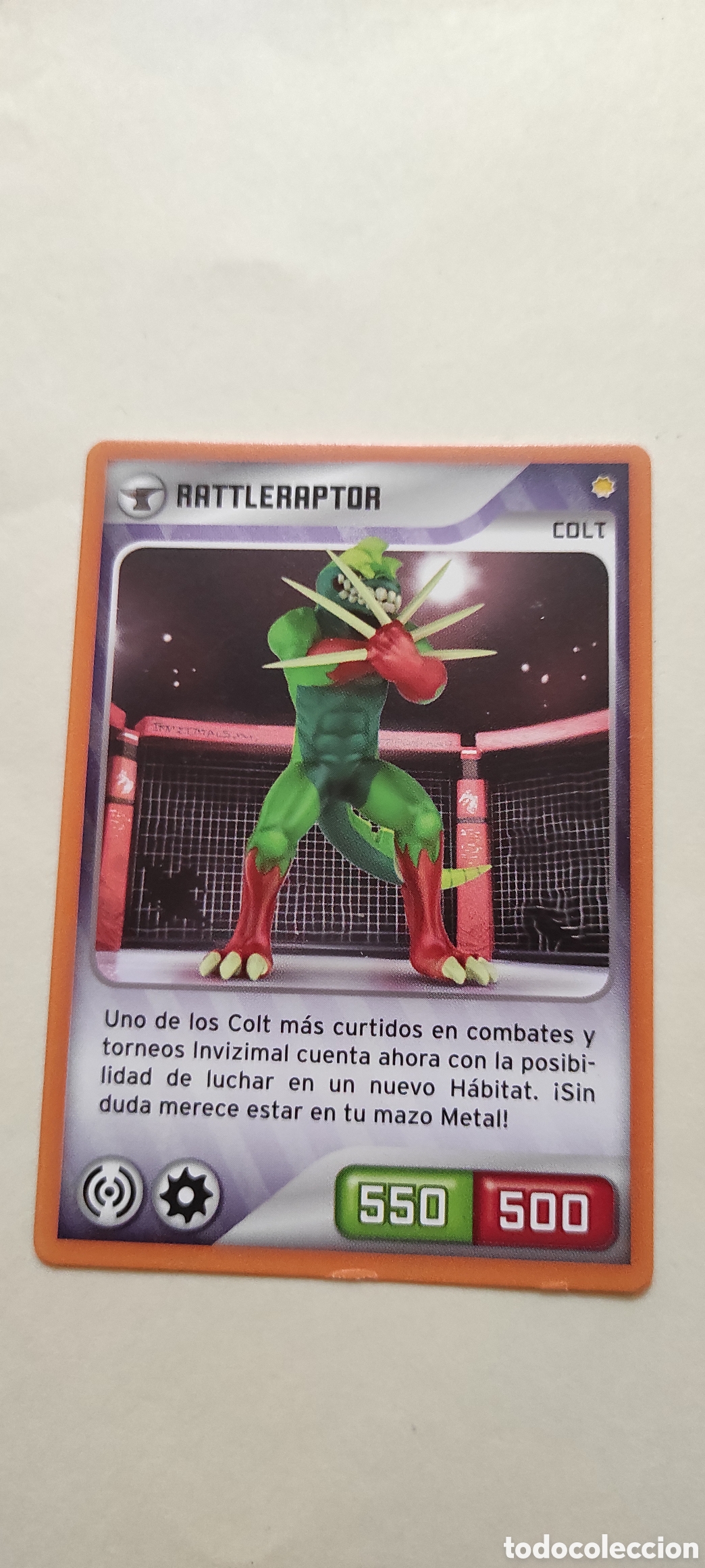 Trading cards: Invizimals. Rattleraptor - Foto 1