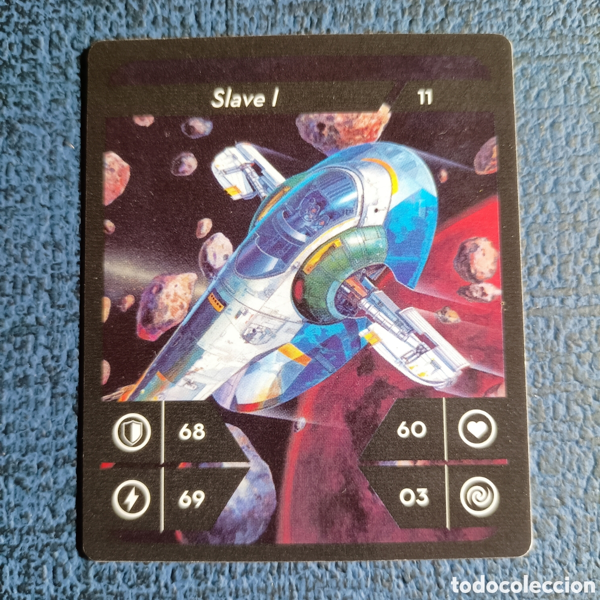 Trading Cards: CARTA KAUFLAND - ALBUM STAR WARS 2019. N&deg;11 SLAVE I