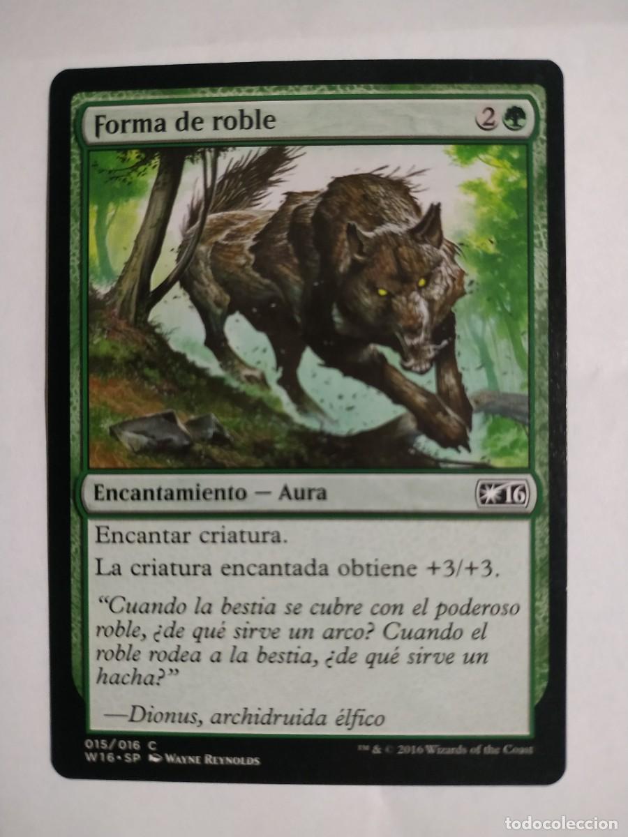 Trading cards: CARTA MAGIC FORMA DE ROBLE - Foto 1