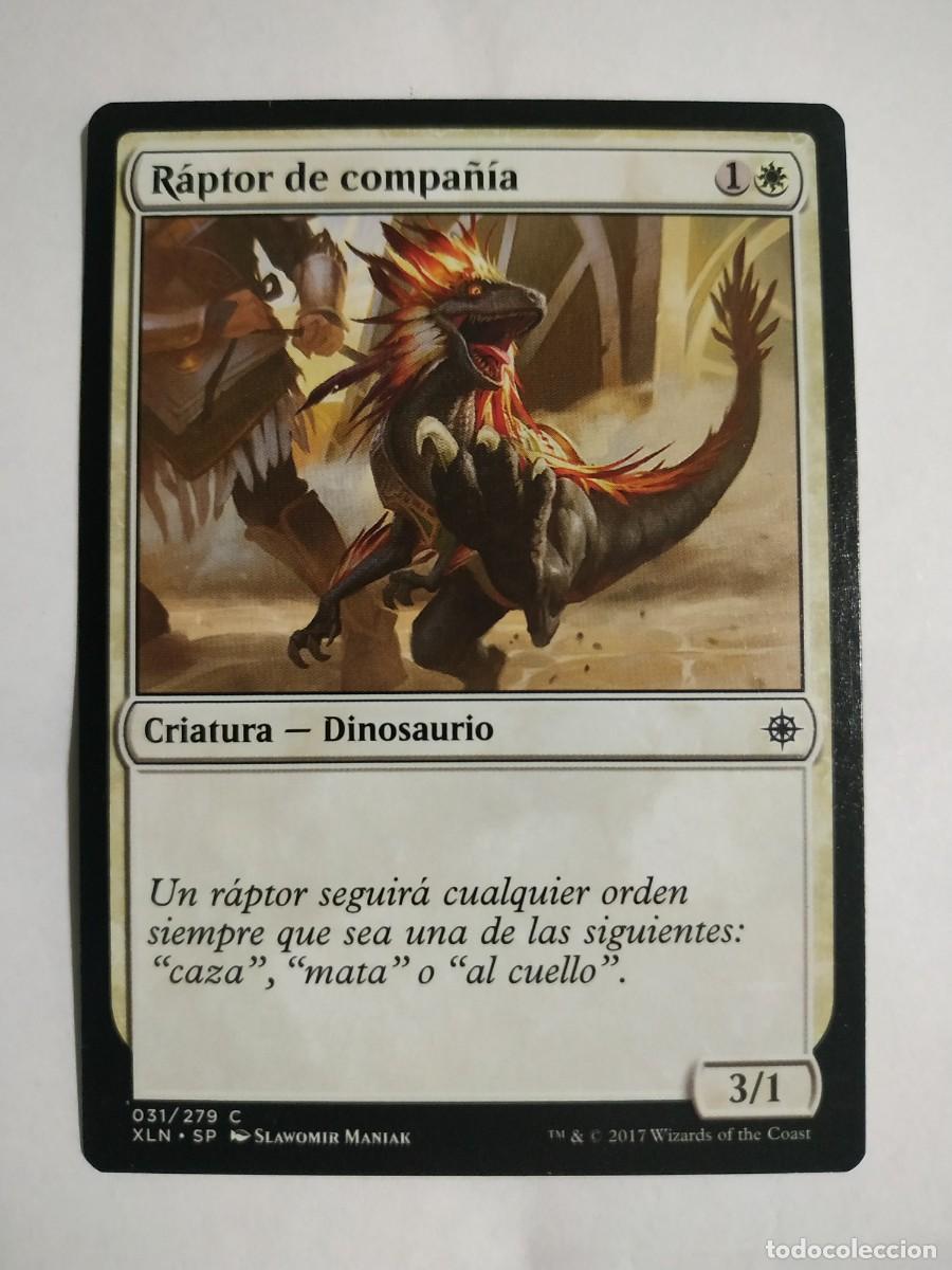 Trading cards: CARTA MAGIC RAPTOR DE COMPA&Ntilde;IA - Foto 1