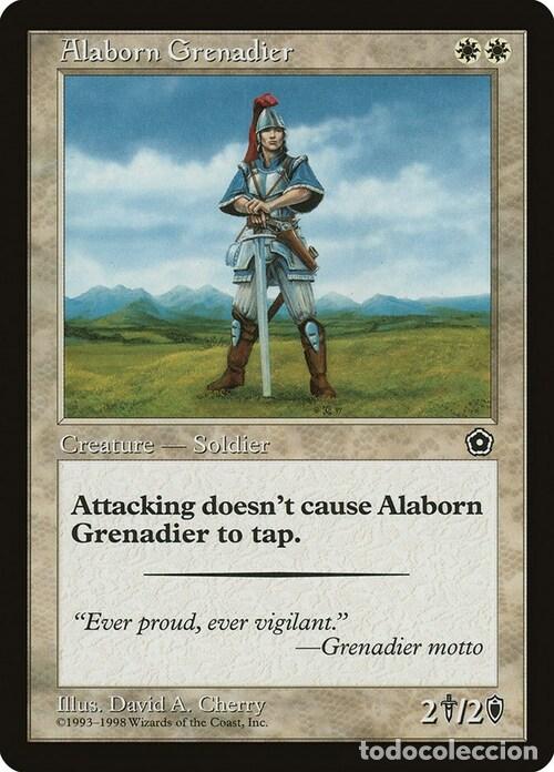 Trading Cards: Carta MTG-Granatiere Alaborn-Portal Seconda Era-ITA-Played-Common - Magic the Gathering