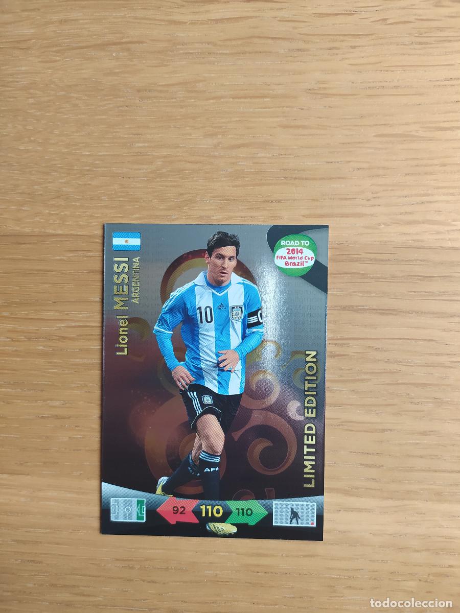 Trading cards: MESSI ARGENTINA 2014 BARCELONA LIMITED EDICION LIMITADA PANINI ROAD TO WORLD CUP BRASIL