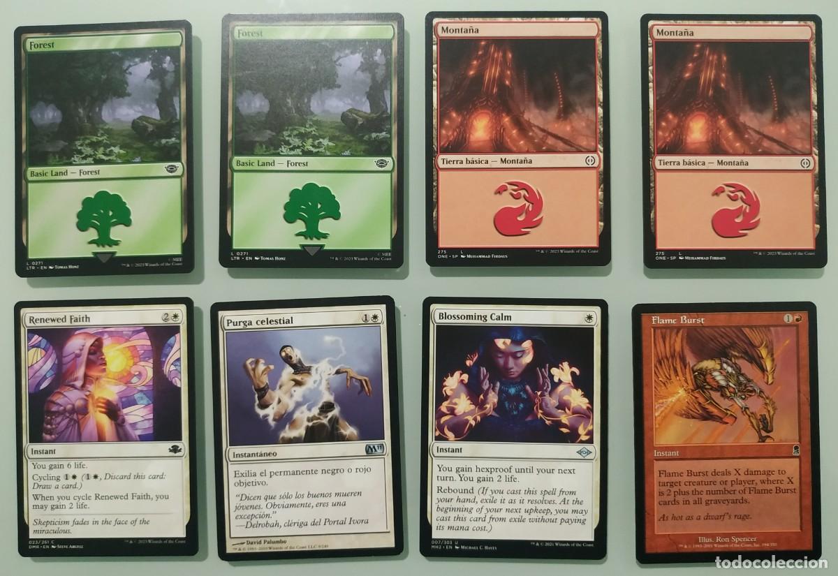 Trading cards: LOTE 7 DE 8 CARTAS DIFERENTES DE MAGIC - Foto 1