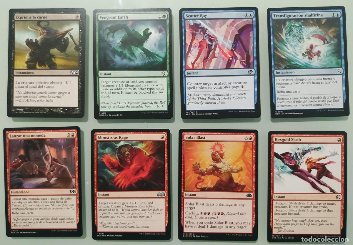 Trading cards: LOTE 9 DE 8 CARTAS DIFERENTES DE MAGIC - Foto 1