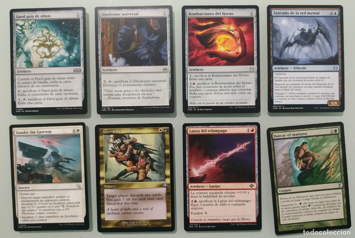 Trading cards: LOTE 10 DE 8 CARTAS DIFERENTES DE MAGIC - Foto 1