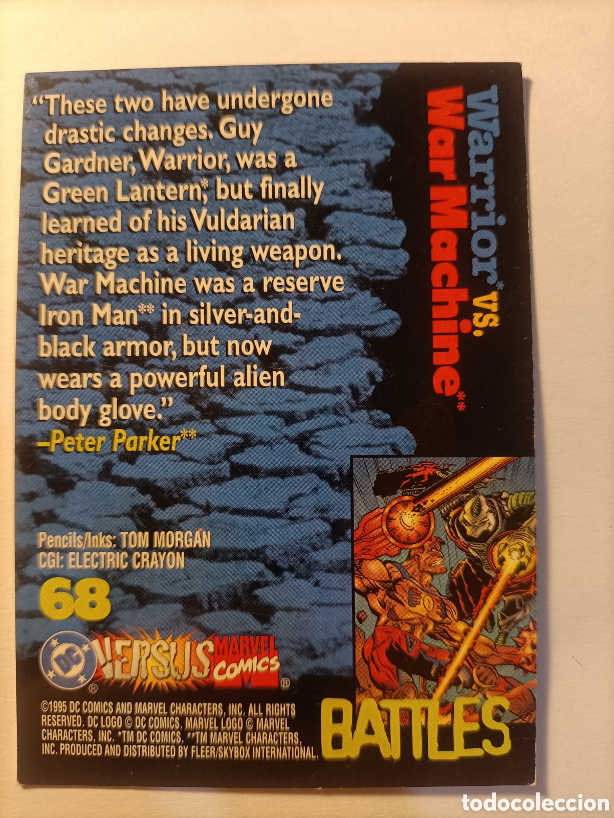 Trading cards: Marvel versus DC war machine - Foto 2