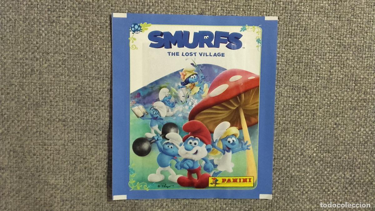 Trading Cards: PANINI SOBRE PACKETS CROMOS LOS PITUFOS LA ALDEA ESCONDIDA SMURFS PACKET lost village