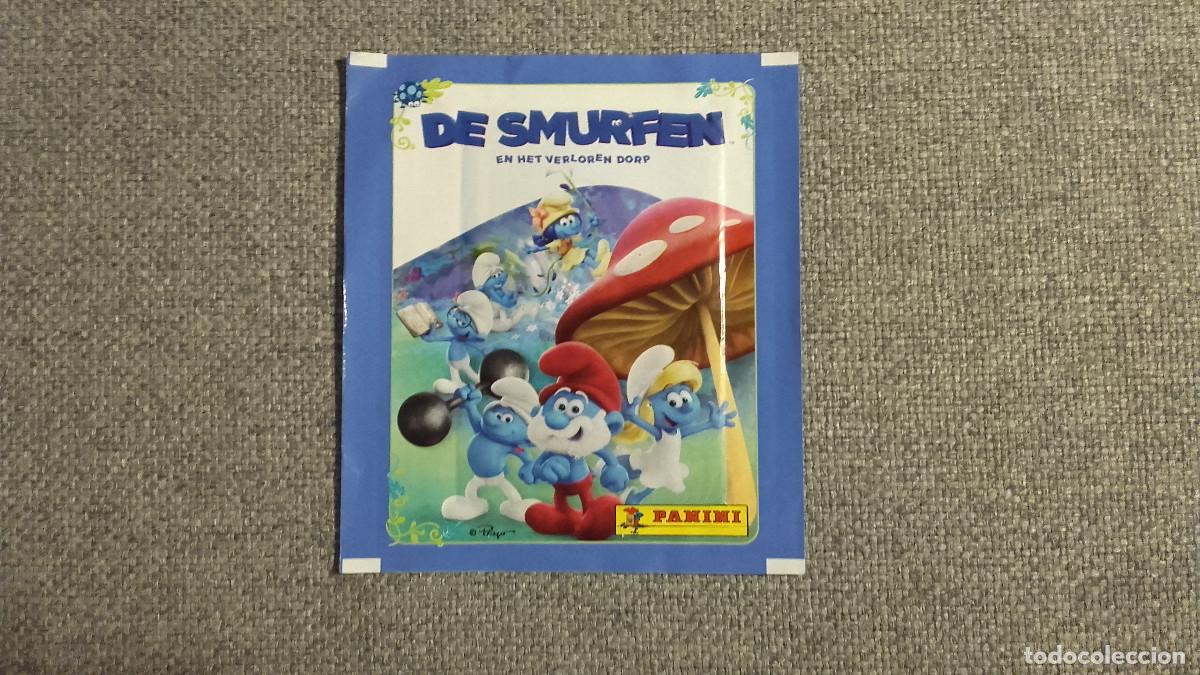 Trading Cards: PANINI SOBRE PACKETS CROMOS LOS PITUFOS LA ALDEA ESCONDIDA SMURFS PACKET en het verloren dorp