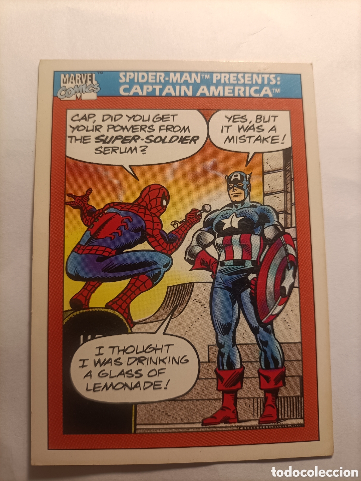 Trading cards: Spiderman capit&aacute;n Am&eacute;rica Marvel 157 - Foto 1