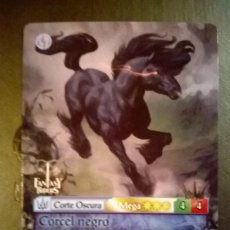 Trading Cards: PANINI FANTASY RIDERS NEW WORLDS - 395 CORTE OSCURA CORCEL NEGRO