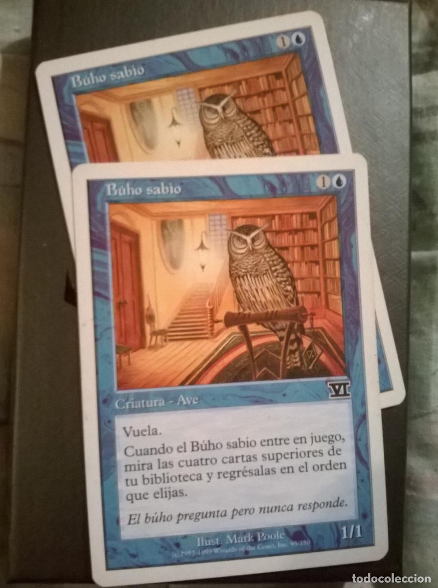 Trading cards: MTG MAGIC THE GATHERING - 2X BUHO SABIO - Foto 1