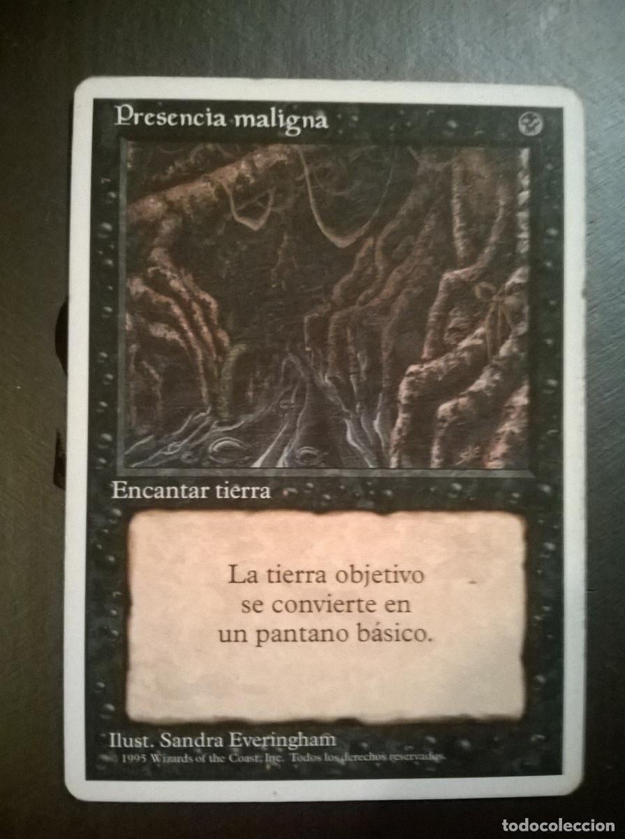 Trading cards: MTG MAGIC THE GATHERING - PRESENCIA MALIGNA - Foto 1