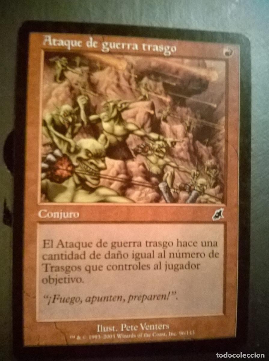 Trading cards: MTG MAGIC THE GATHERING - SCOURGE - ATAQUE DE GUERRA TRASGO - Foto 1
