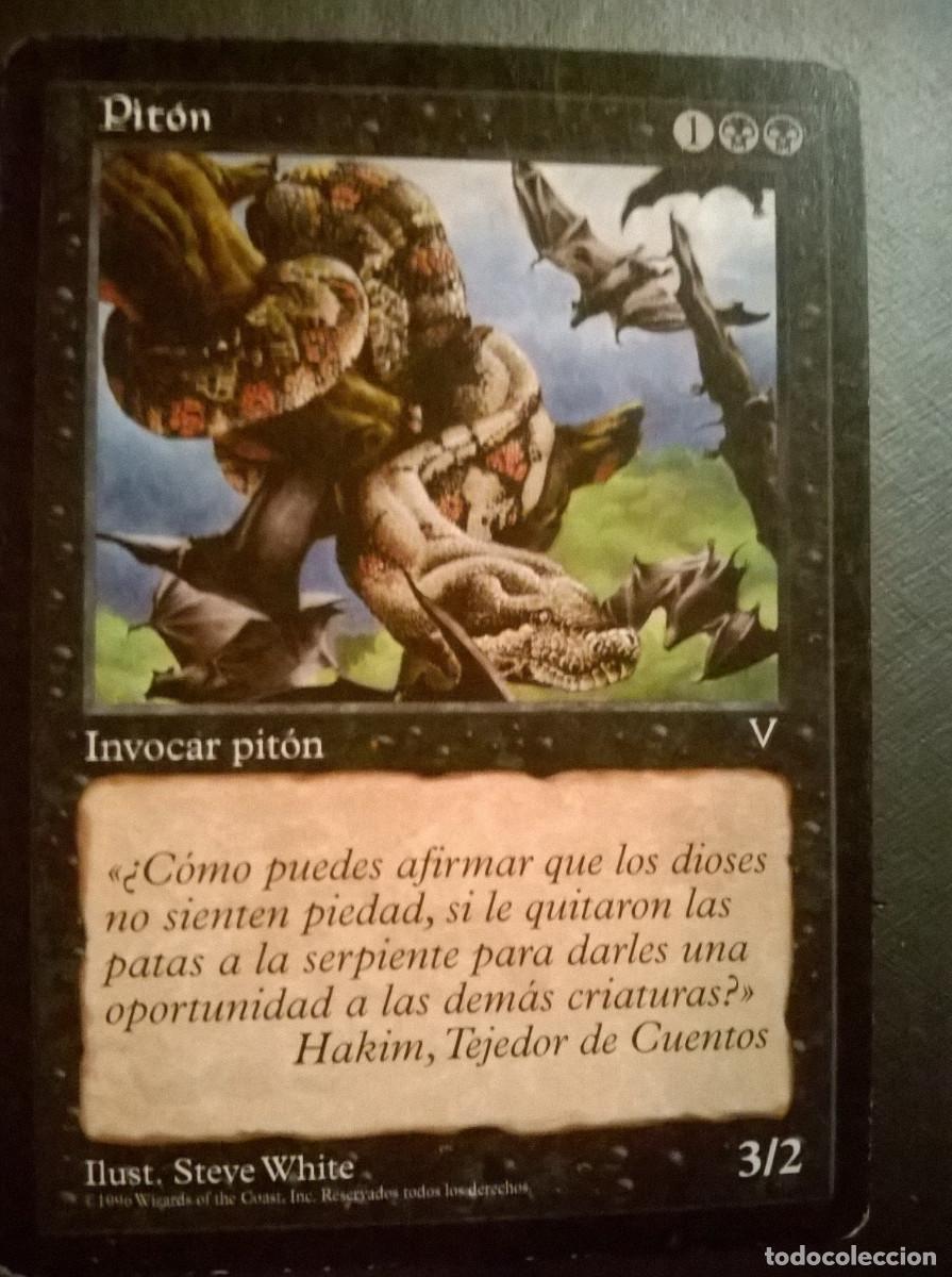 Trading cards: MTG MAGIC THE GATHERING - VISIONS - PIT&Oacute;N - Foto 1