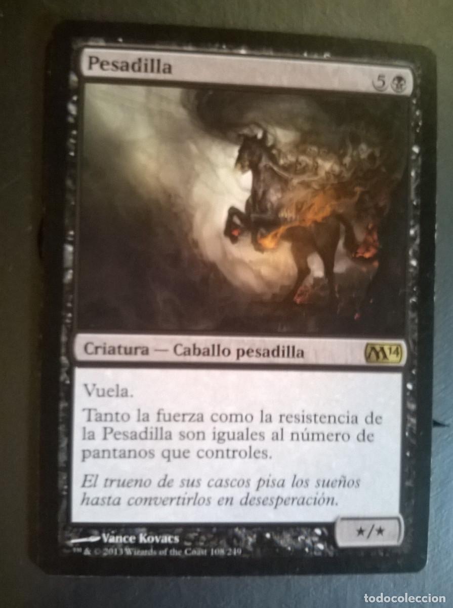 Trading cards: MTG MAGIC THE GATHERING - 2014 - PESADILLA - Foto 1