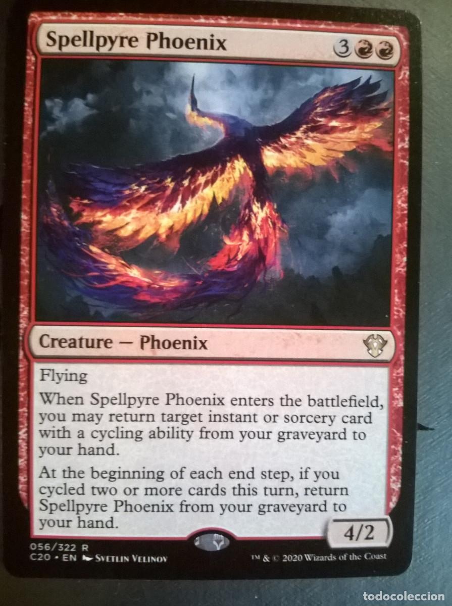 Trading cards: MTG MAGIC THE GATHERING - COMMANDER 2020 - SPELLPYRE PHOENIX - Foto 1