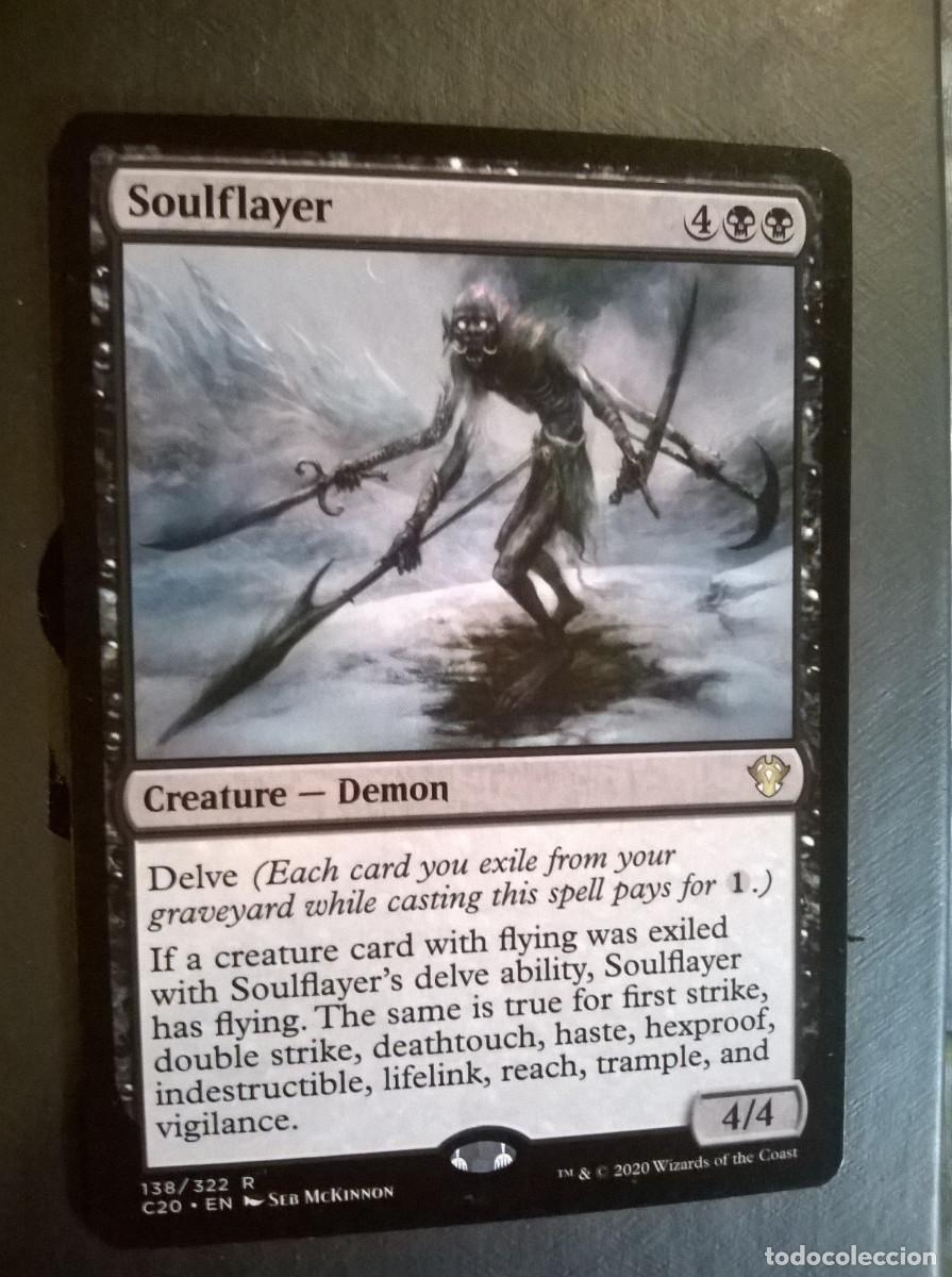 Trading cards: MTG MAGIC THE GATHERING - COMMANDER 2020 - SOULFLAYER - Foto 1