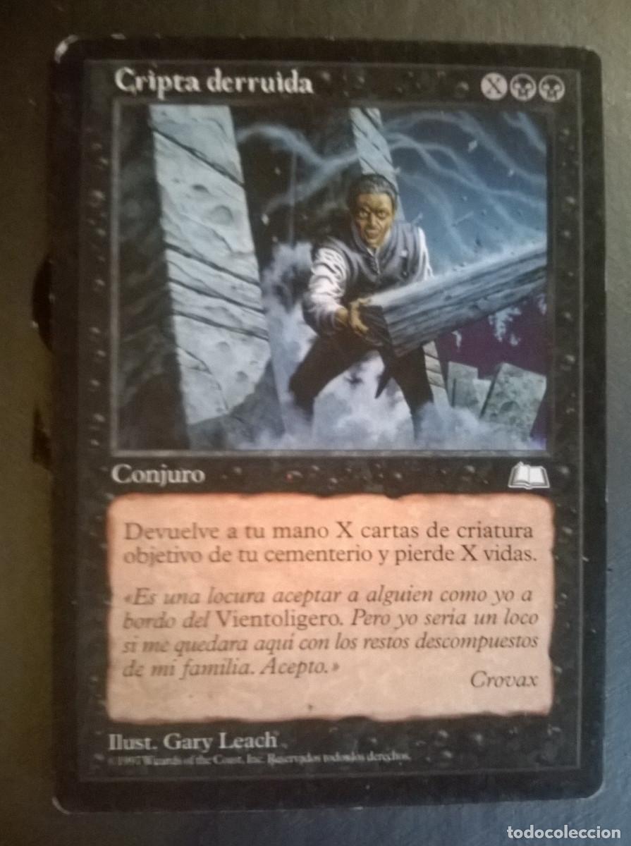 Trading cards: MTG MAGIC THE GATHERING - WEATHERLIGHT - CRIPTA DERRUIDA - Foto 1