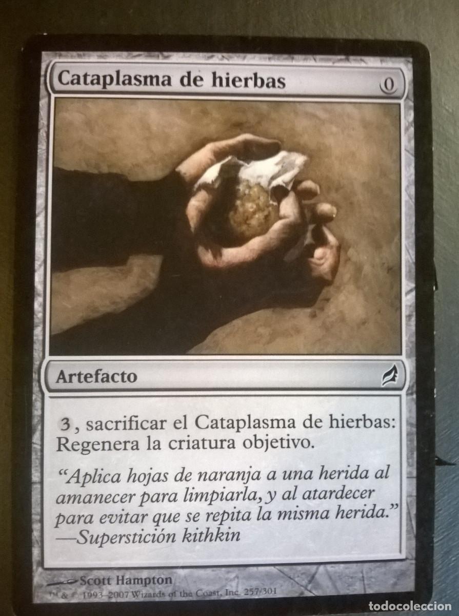Trading cards: MTG MAGIC THE GATHERING - LORWYN - CATAPLASMA DE HIERBAS - Foto 1