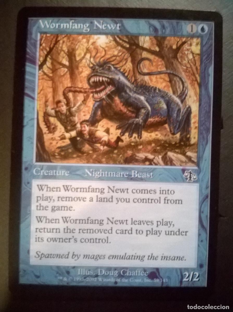 Trading cards: MTG MAGIC THE GATHERING - JUDGMENT - WORMFANG NEWT - Foto 1