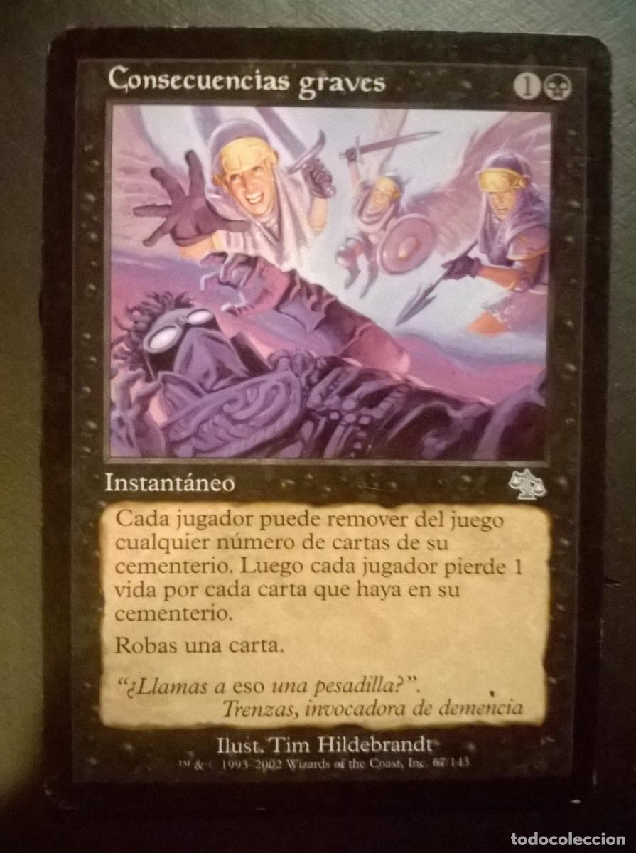 Trading cards: MTG MAGIC THE GATHERING - JUDGMENT - CONSECUENCIAS GRAVES - Foto 1