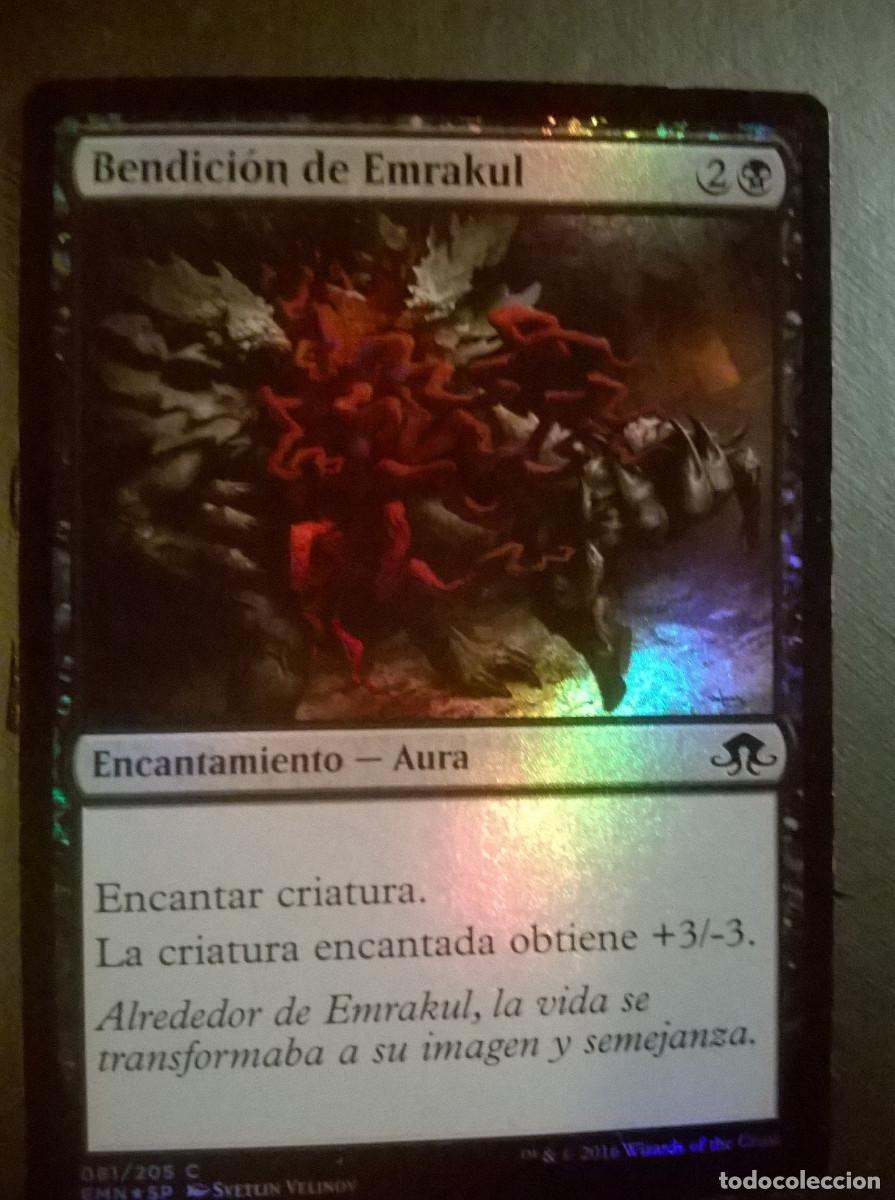 Trading cards: MTG MAGIC THE GATHERING - ELDRITCH MOON - BENDICI&Oacute;N DE EMRAKUL (FOIL) - Foto 1
